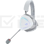 Гарнитура ASUS ROG Delta II белый, беспроводная + проводная, радиоканал, до 140 ч, подсветка, совместимость с PS5, Xbox, фото5