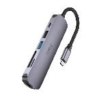 Док-станция Hoco HB28, USB Type-C, USB 3.0/PD100W/SD/TF/USB 2.0/HDMI, USB Type-C, фото7