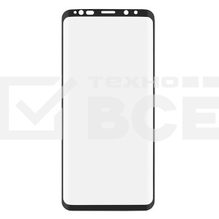 Защитное стекло Samsung 9 Plus черный