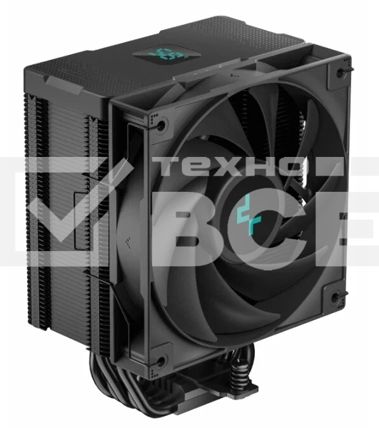 Кулер DEEPCOOL AG500 DIGITAL черный 120мм алюминий+медь 1950rpm 29.4db 4-pin 240W 158мм