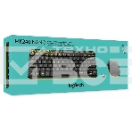 Комплект беспроводной клавиатура+мышь Logitech MK240 Black/Yellow (920-008198), фото2