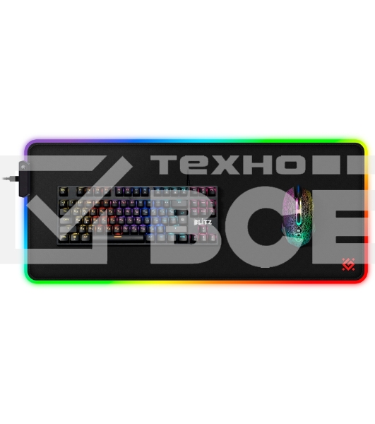Коврик для мышки Defender BLACK XXL HUB LIGHT