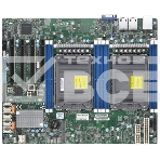 Серверная материнская плата Supermicro X12DPL-I6-B, сокет LGA4189, Intel C621A, DDR4 ECC, 8xDDR4, 4xPCIe 4.0 x16, 2xM.2, SATA, 2xRJ-45, ASPEED AST2600, ATX, фото 1
