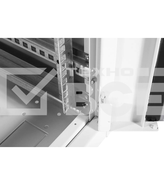 Шкаф телекоммуникационный напольный ЭКОНОМ 18U (600 × 800) дверь стекло, дверь металл