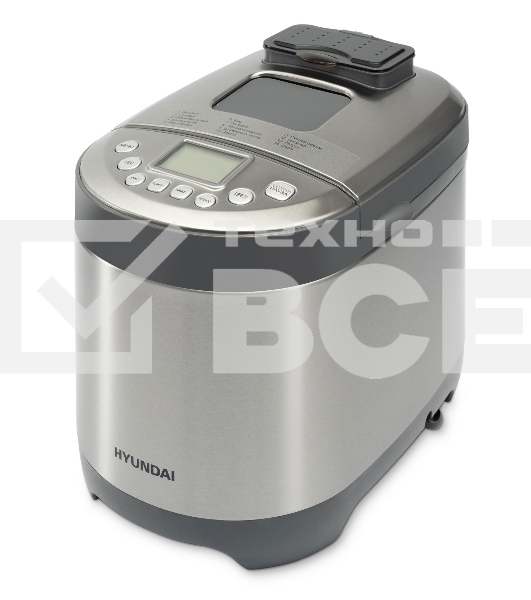 Хлебопечь Hyundai HYBM-4082 550Вт серый/серебристый