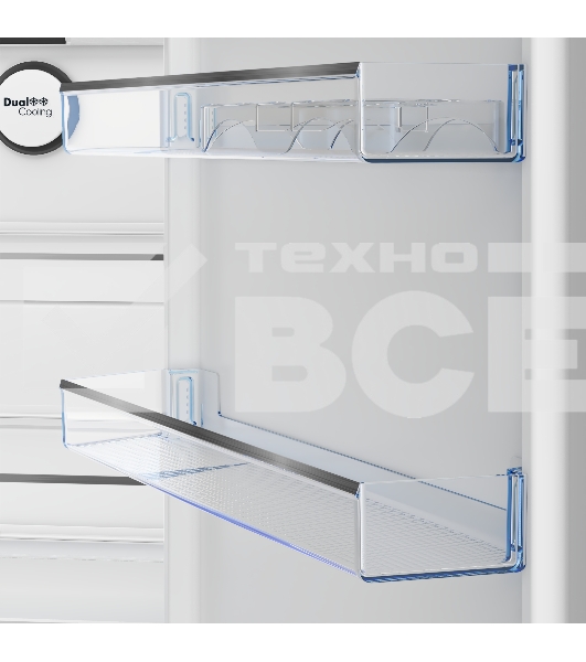 Холодильник Beko B5RCNK363ZXBR антрацит двухкамерный 220/100л морозилка снизу Total No Frost