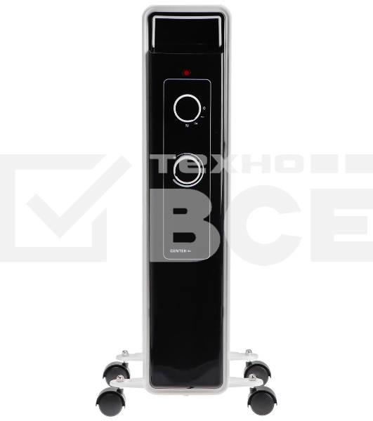 Масляный обогреватель Centek CT-6221-5 (5 секций) белый, 400/600/1000 Вт, 12,5 м2, 3 режима, термостат