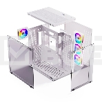 Компьютерный корпус ABR Sea View White (1*USB Type-C, 2*USB 2.0, HD Audio, 4xRGB Fan, ATX, Micro-ATX), фото12