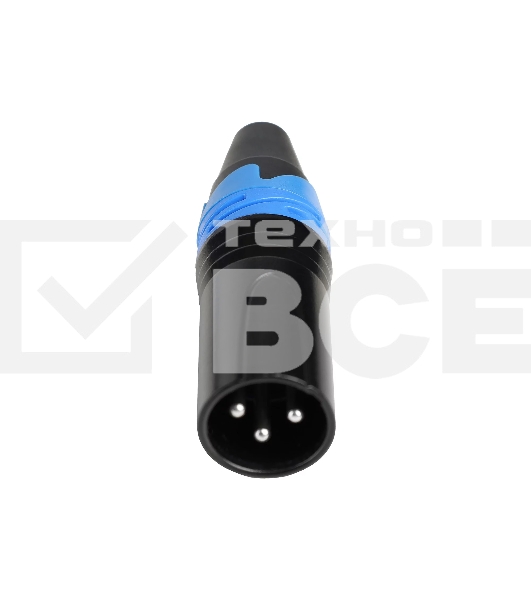 Комплект кабельных разъемов Wize WXLR-3PM-5 XLR 3 pin, (вилка), 5 шт. в комплекте
