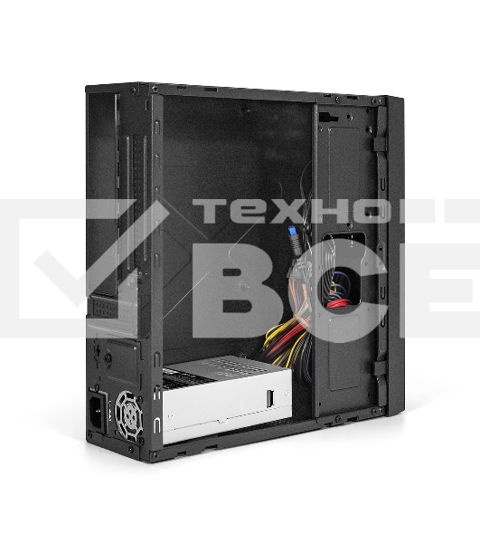 Компьютерный корпус Desktop ExeGate MI-301U-250 (mATX/mini-ITX, 1U-F250S 4см, 1хUSB+1хUSB 3.0, аудио, черный)