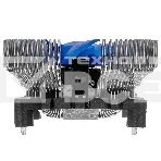 Кулер для процессора Crown CM-90 v2 серебристый/синий, 90 мм, алюминий, 2000 об/мин, 20 дБ, 3 pin, 95 Вт, 57 мм, фото4