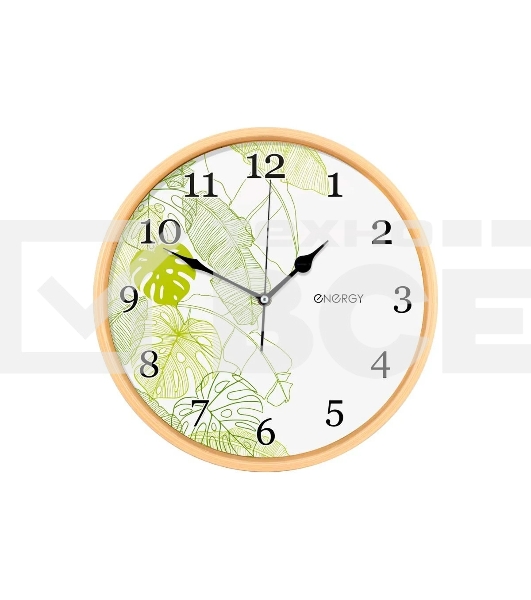 Часы настенные кварцевые Energy модель ЕС-108 круглые