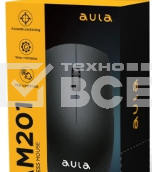 Мышь беспроводная AULA AM201 черный