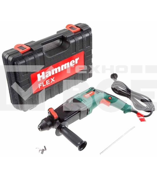Перфоратор Haммer Flex PRT800D 800 Вт SDS+ 26мм 0-1245об/мин 2.6Дж 3 режима кейс