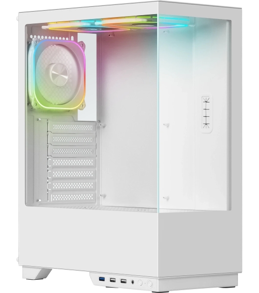 Компьютерный корпус Defender HyperHub белый,ATX,3fans,switch&M/BSync