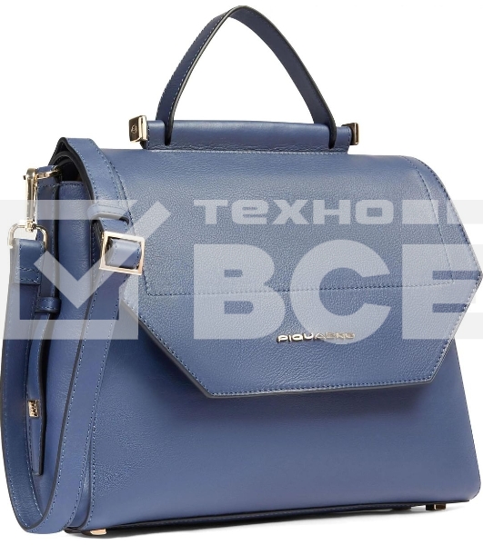 Сумка женская Piquadro Circle BD6777W92/BLU4 синяя натур.кожа