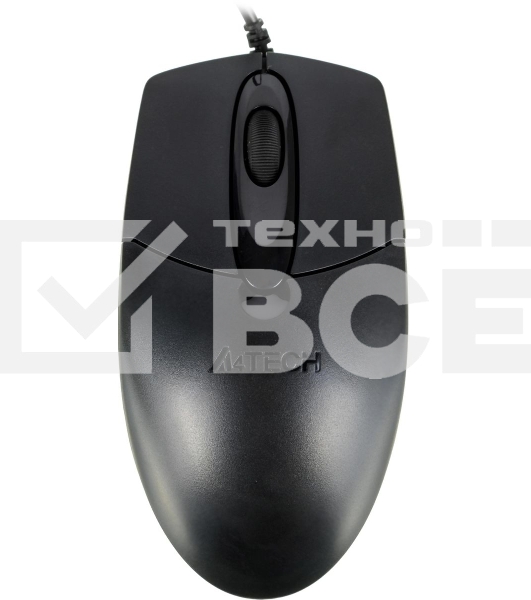 Мышь проводная A4Tech OP-720 черный, 1000 dpi, PS/2, кнопки - 3