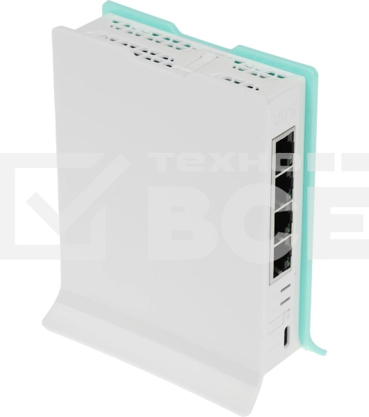 Роутер беспроводной MikroTik hAP ax lite (L41G-2AXD) AX600 10/100/1000BASE-TX голубой