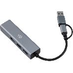 USB-концентратор Digma DHUB-LAN-4port, USB-C + USB-A, USB 3.0+USB 2.0, USB, фото3