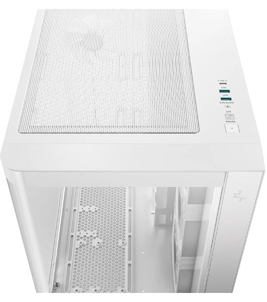 Корпус DeepCool CG530U 4F White, Midi-Tower, белый, 4 x 120 мм