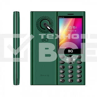 Мобильный телефон BQ 2832 Barrel XL зеленый/черный