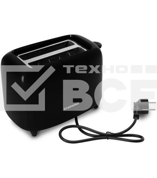 Тостер Starwind ST7002 700Вт черный