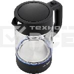 Чайник электрический Hyundai HYK-G7707 1.7л. 2200Вт графит корпус: стекло, фото13