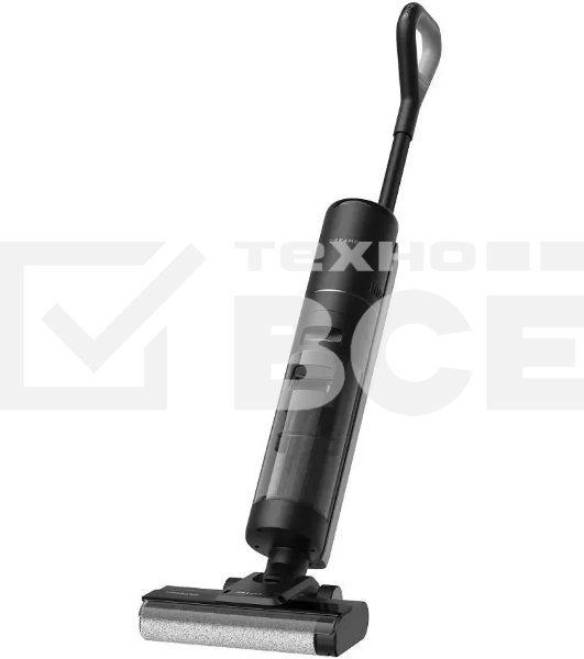 Пылесос вертикальный моющий Dreame Wet and Dry Vacuum H12S чёрный, питание от аккумулятора, 300 Вт, уборка влажная/сухая, пылесборник 0.7 л, работа от АКБ max 35 мин