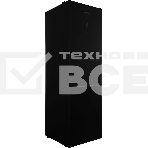 Холодильник Hyundai CC35083F черное стекло двухкамерный 240/95л морозилка снизу, No Frost, фото 1