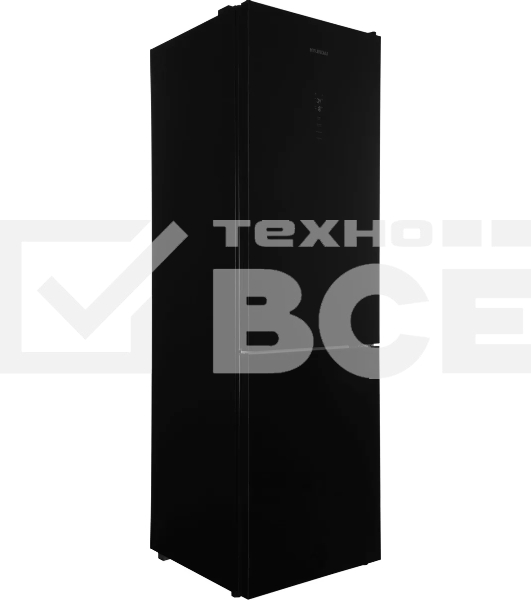 Холодильник Hyundai CC35083F черное стекло двухкамерный 240/95л морозилка снизу, No Frost