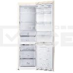 Холодильник Samsung RB37A5271EL/WT, бежевый двухкамерный 269/98л морозилка снизу, No Frost, фото3