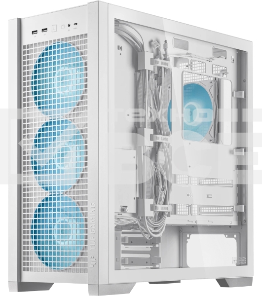 Компьютерный корпус ASUS TUF GAMING GT302 TG ARGb белый/GT302/ARGb FANS/WHT (90DC00I3-B19000)