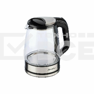 Чайник электрический Матрена MA-155 2,2л, стекло, черный (105230)