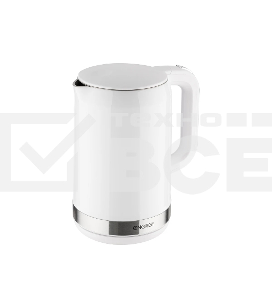 Чайник электрический Energy E-218 белый, диск 1,7 л