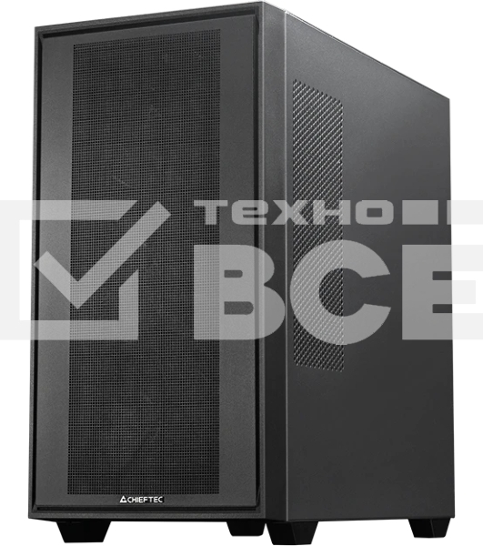 Компьютерный корпус Chieftec Night Hunter черный без БП ATX 4x140мм audio bott PSU