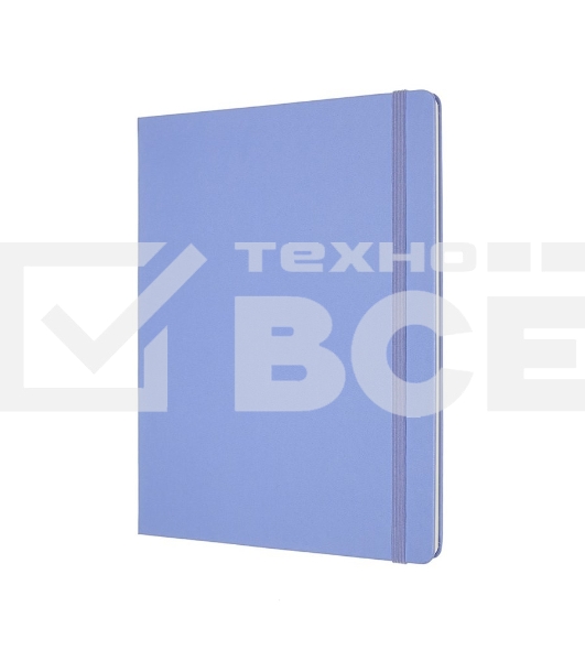 Блокнот Moleskine CLASSIC QP092B42 XLarge 190х250мм, 192 страниц, нелинованный, твердая обложка, голубая гортензия
