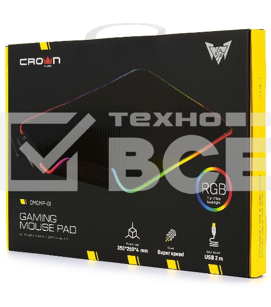 Коврик для мыши игровой CROWN CMGMP-01