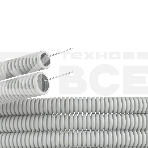 Труба гофрированная ПВХ DKC d16 мм с протяж. сер. (уп.100 м) 91916, фото 1