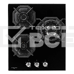 Газовая варочная панель Krona ALBERO 45 BL, фото 1