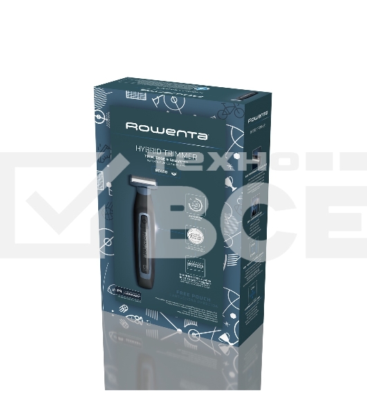 Машинка для стрижки Rowenta TN6011F0 черный/синий