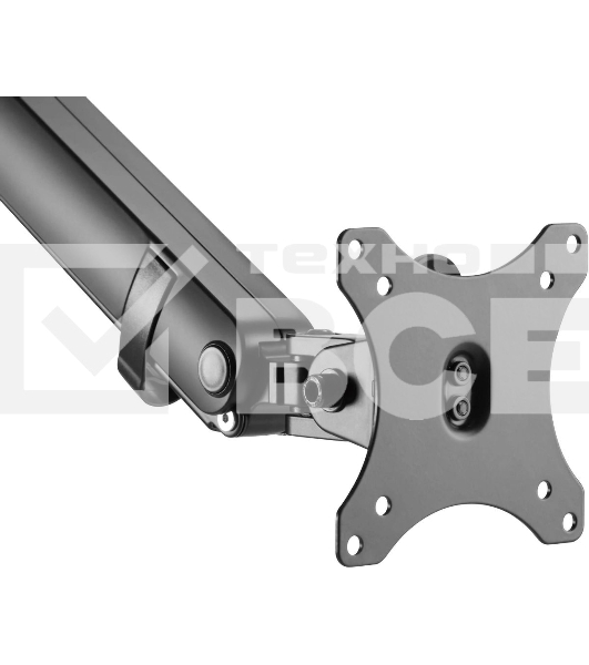 Кронштейн для мониторов Ultramounts UM709 черный 17'-32' макс.8кг крепление к столешнице поворот и наклон