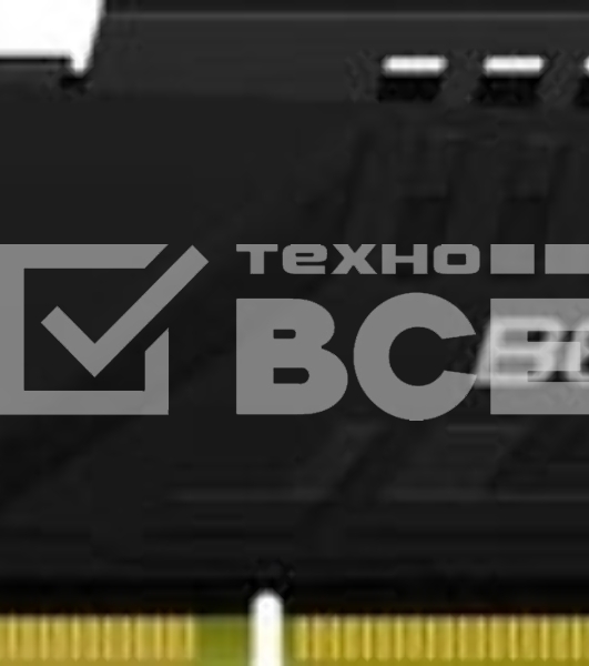 Оперативная память Kingston Fury Beast Black, DDR5, 32GB (1x32GB), 5600 MHz, CL36, с радиатором, чёрный