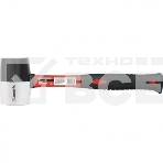 Киянка Matrix 11171 резиновая, 450 г, чернобелая резина, фибергласовая рукоятка, фото 1