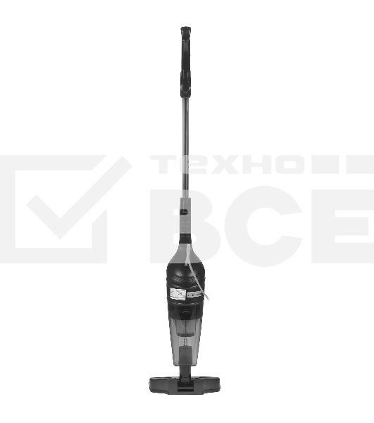 Пылесос вертикальный Deerma DX115C черный, питание от сети, 600 Вт, уборка сухая, пылесборник 1.2 л