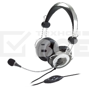 Гарнитура Genius HS-04SU черный/серый, проводная