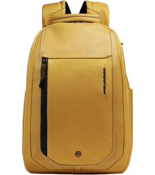 Рюкзак мужской Piquadro Lyss CA6928S143BM/G желтый полиэстер/натур.кожа