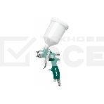 Краскопульт пневматический KRAFTOOL AirFlat LVLP c верхним бачком, 1.4мм, фото 1