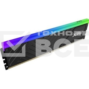 Оперативная память XPG Spectrix D35G RGB, DDR4, 16GB (1x16GB), 3600MHz, CL18, UDIMM, RGB, с радиатором, черный,