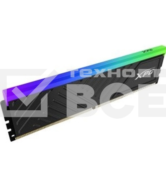 Оперативная память XPG Spectrix D35G RGB, DDR4, 16GB (1x16GB), 3600MHz, CL18, UDIMM, RGB, с радиатором, черный,
