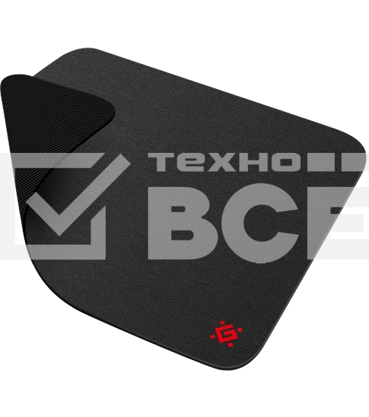 Коврик для мышки Defender S 250x350x3 мм, ткань+резина черный